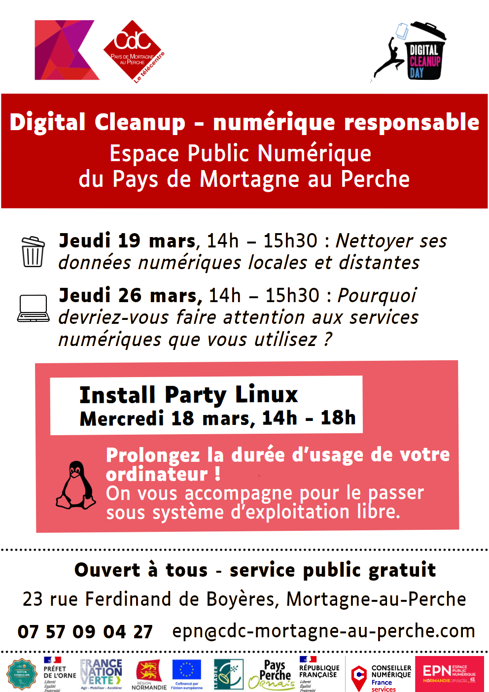 Affiche Digital Cleanup 2026
