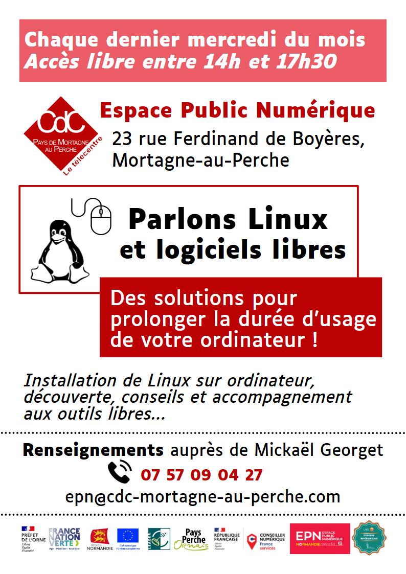 Affiche challenge Parlons Linux et logiciels libres