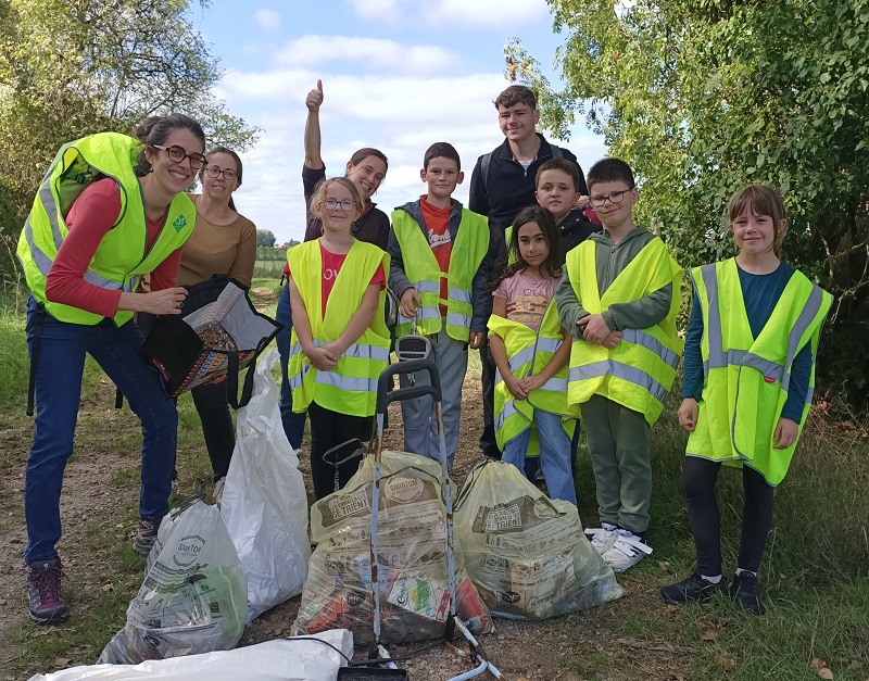 Ramassage déchets abandonnés Mortagne au Perche
